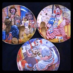 Emmett Kelly plates